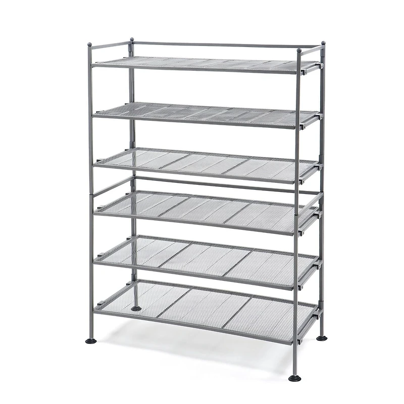 Seville Classics 3-Tier Iron Utility Shoe Rack