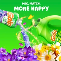 Gain Liquid Laundry Detergent, Original Scent, 1.24 L, 32 loads, Freshness + Odour Fighting, High efficiency washing machine iquid cleaning soap