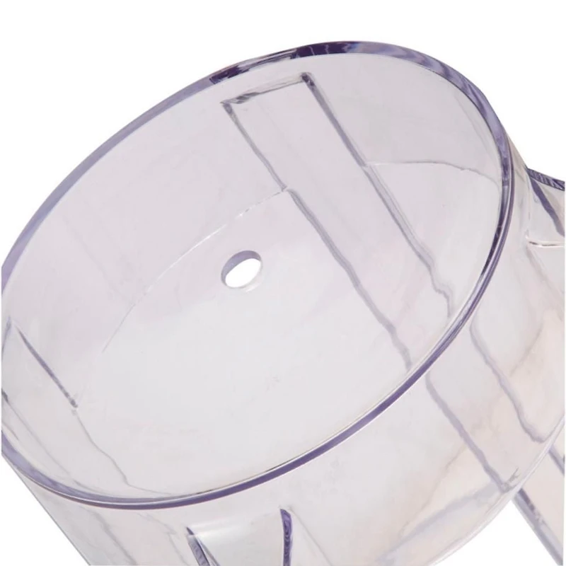 Heavenly Collection Clear Plastic Bar Stool SET OF 2