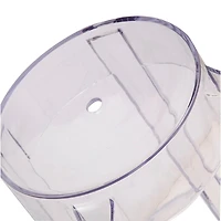 Heavenly Collection Clear Plastic Bar Stool SET OF 2