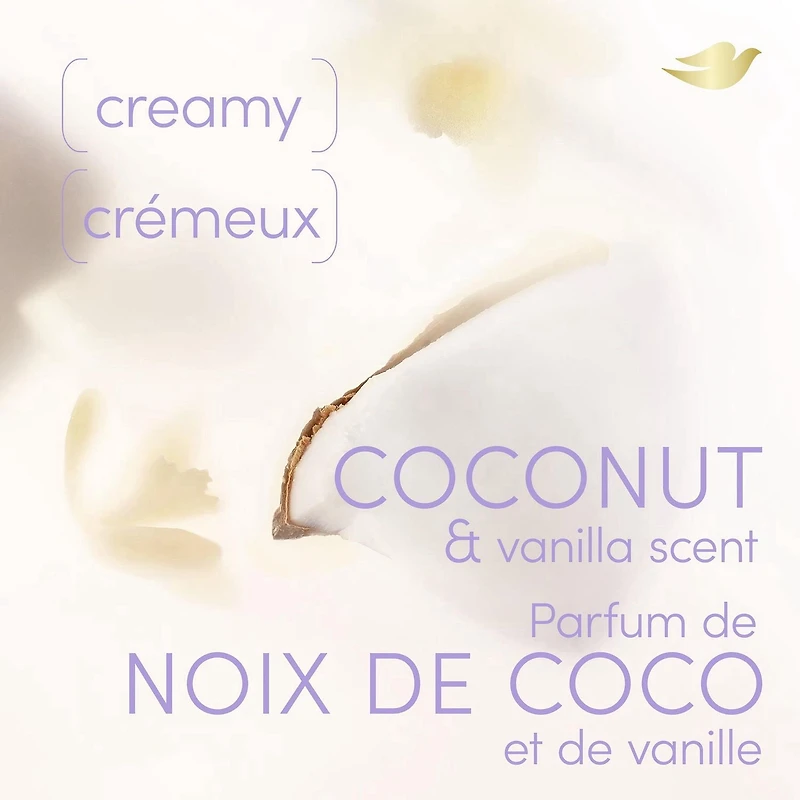 Dove Whole Body Deodorant Aluminum Free, Anti-Friction Stick Coconut & Vanilla Scent