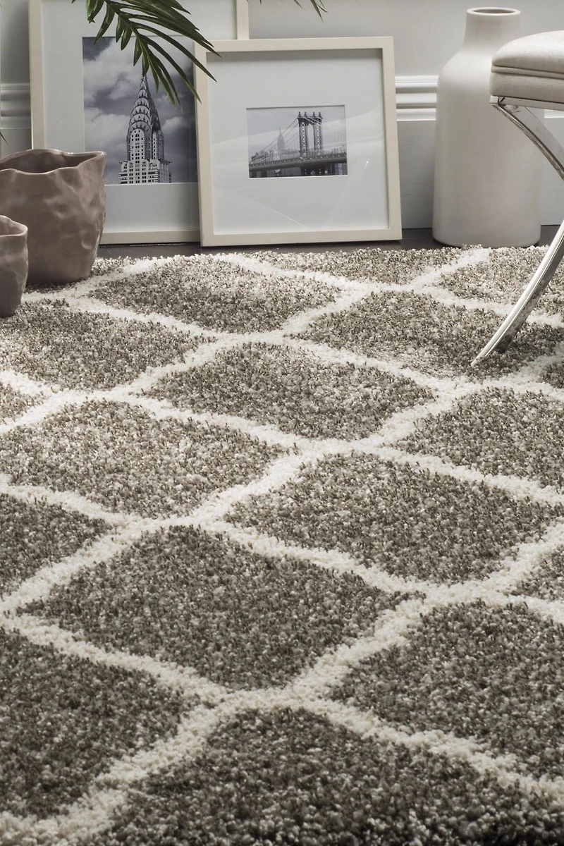 Safavieh Hudson Aline Tapis Géométrique Shag