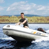 Bateau gonflable Deluxe Aqua Marina, radeau portable pour 2 personnes – PVC de qualité marine, léger et compact