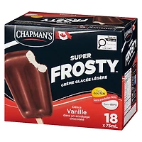Chapman's Super Frosty Light Ice Cream Bars in a Box, 18 x 75mL