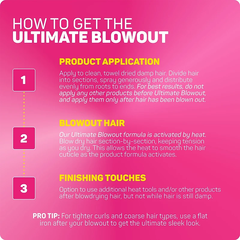 Marc Anthony Grow Long™ Anti-Frizz Shield ULTIMATE BLOWOUT Spray - Humidity Shield for Glossy, Smooth, Featherlight Finish - 6.7 Fl Oz