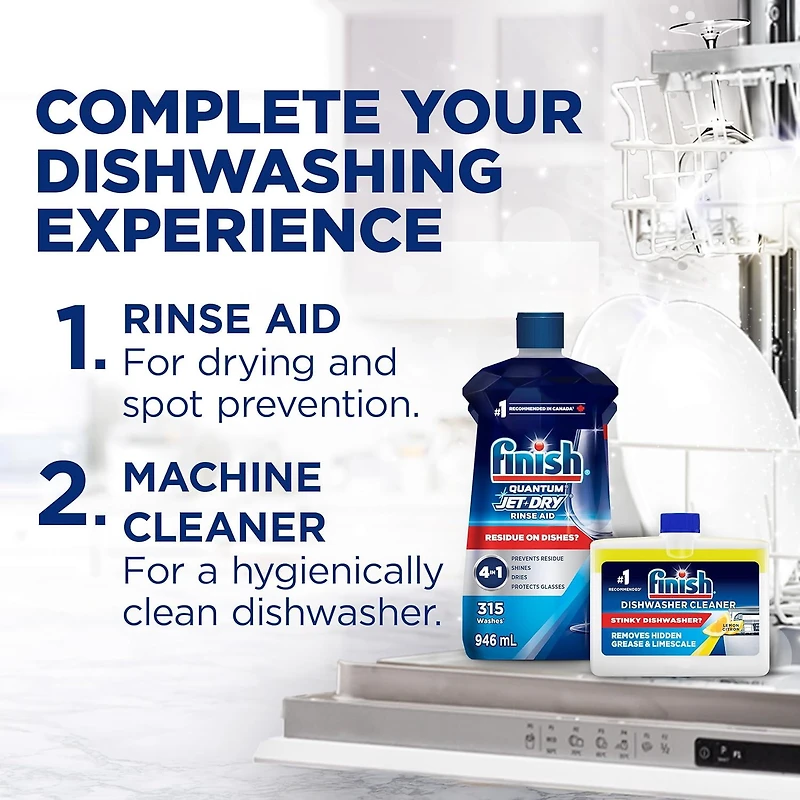 Finish Power Ball Quantum Ultimate Dishwasher Detergent Tabs, Scrubs, Degreases, Shines, Ultimate Clean & Shine 1st time everytime, Lemon Sparkle, 40 Tabs