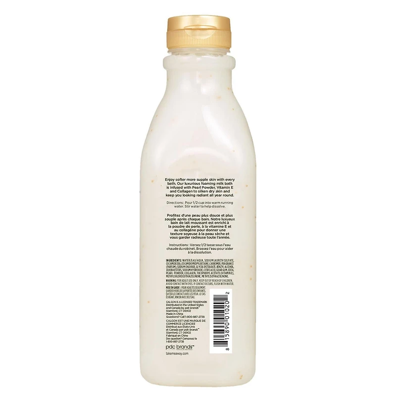 Calgon Ageless Bath Nourishing Milk Bath for Softer Skin, 26 fl oz