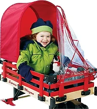 Millside half Canopy/Weather Shield Combo for 16-inch x 34-inch Wagon