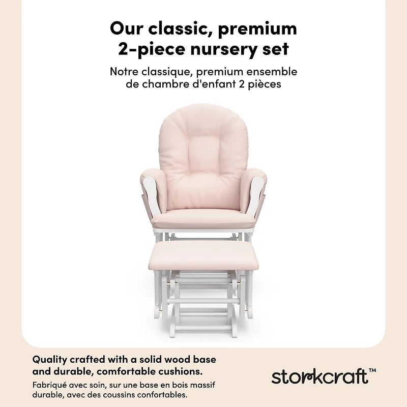 Chaise et repose-pieds Storkcraft Hoop