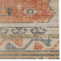 Great Zero Barlow Ivory & Rust 5' x 7'6" Area Rug