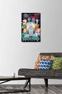 Rick And Morty - Season 4 Group Wall Poster, 14.725" x 22.375"
