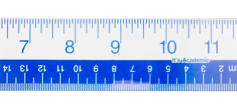 It's Academic Big Number Ruler, Black