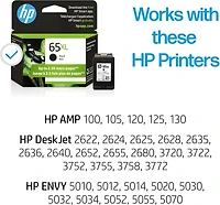 HP 65XL Black High Yield Original Ink Cartridge (N9K04AN)
