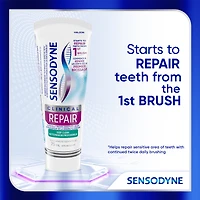 Sensodyne Clinical Repair Mint Toothpaste for Sensitive Teeth (Deep Clean), 75ml
