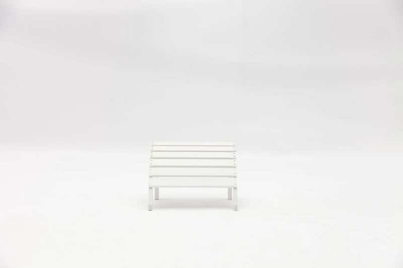 Tanfly Footrest – White – 100% Weather-Resistant Polycarbonate – Indoor/Outdoor Use