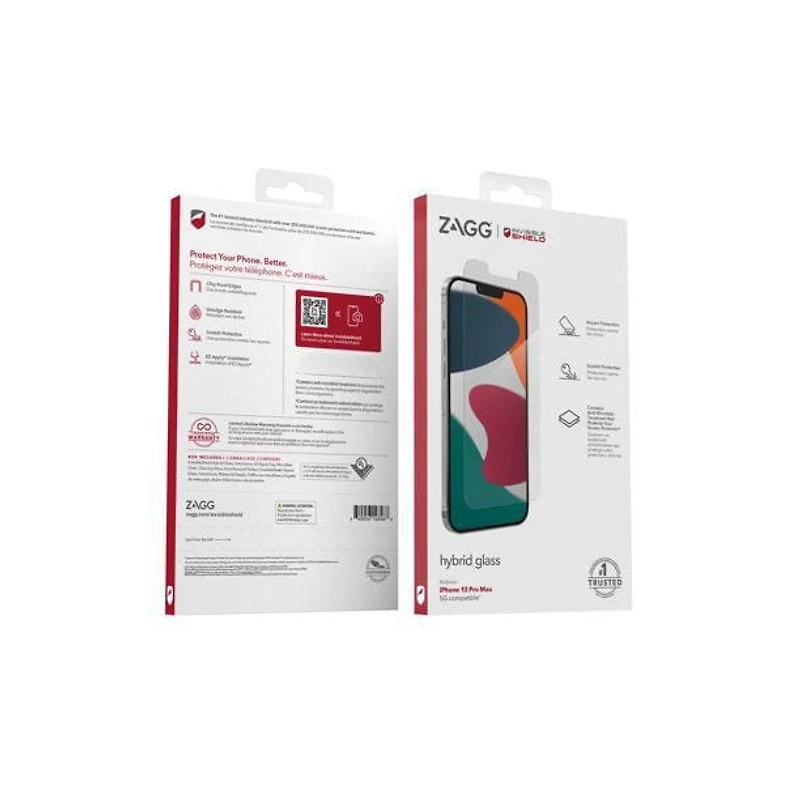 ZAGG INVISIBLESHIELD HYBRID GLASS FOR APPLE WONDER WOMAN FOR WMC