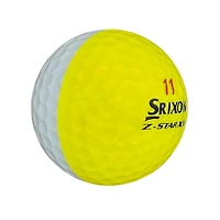 Mulligan - 12 balles de golf récupérées Srixon Z-Star Divide Pristine , jaunes
