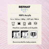Bernat® Fil Baby Sport™, Acrylique #3 DK, 12,3oz/350g