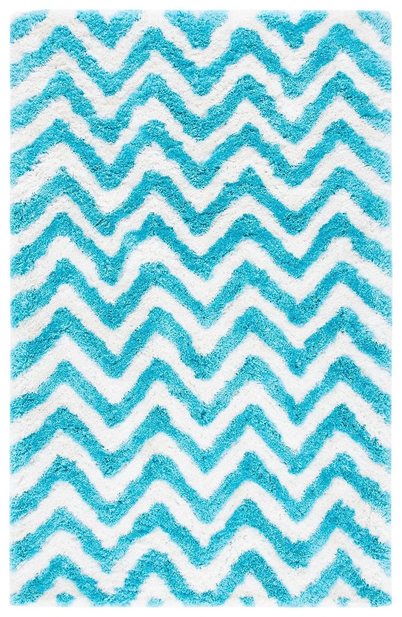Safavieh Barcelona Carmella Zigzag Stripes Shag Area Rug