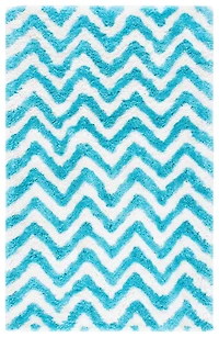 Safavieh Barcelona Carmella Zigzag Stripes Shag Area Rug