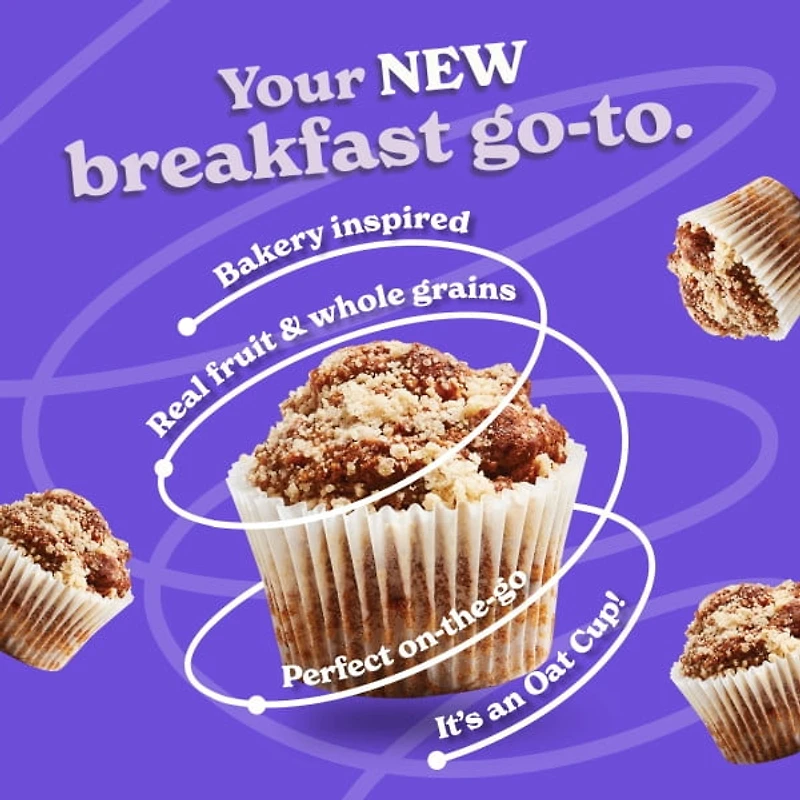 MadeGood Baked Oat Cups – Apple Crumble 5 Cups