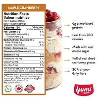 Maple Cranberry Overnight Oats