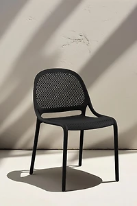 Summer armless dining chair Black (4 chairs/box )