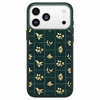 OtterBox Étui Symmetry Clear MagSafe avec Contrôle de la Caméra Golden Bloom (Vert) pour iPhone 17 Pro Max