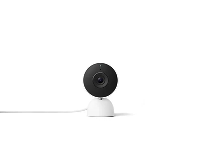Caméra Google Nest intérieure (filaire, 3e génération) – Vidéo 2K et Gemini – Neige