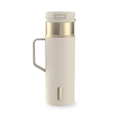 Bouteille d’eau isolée en acier inoxydable Contigo SnapSeal avec poignée latérale, 591 ml (20 oz) – antifuite, sans BPA, sans plomb, lavable au lave-vaisselle