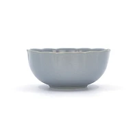 BU Scallop 6 inch Bowl Blue