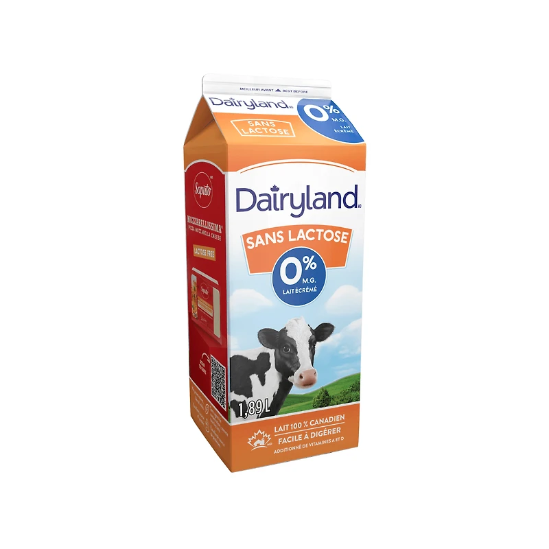 Dairyland Lactose Free Skim Milk