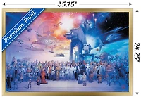 Star Wars: Saga - Galaxy Wall Poster, 22.375" x 34"