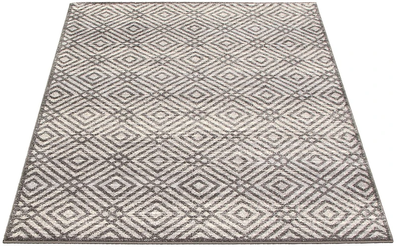 ECARPET Area Rug for Living Room, Geometric Indoor Carpet Ember Collection