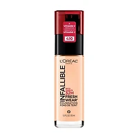 L'Oreal Paris Infallible Fresh Wear Liquid Foundation, Full Coverage