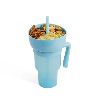 Mainstays 32oz Stadium Tumbler, Blue