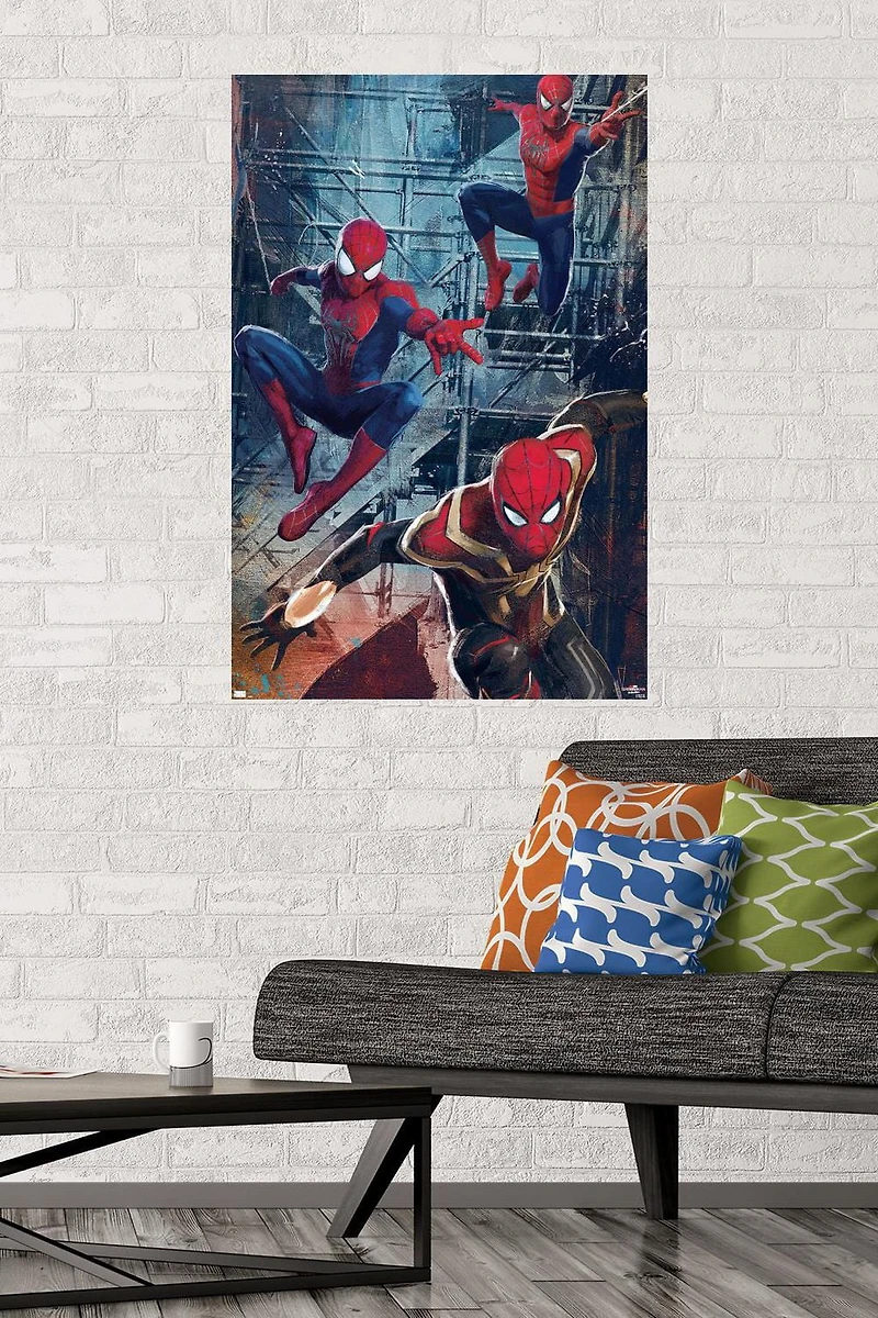 Marvel Spider-Man: No Way Home - Trio Wall Poster, 22.375" x 34"