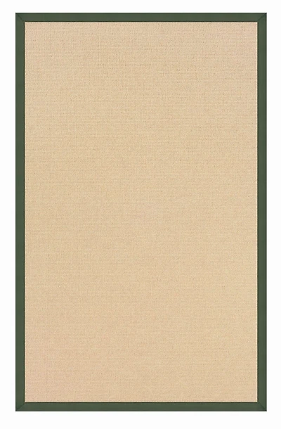 Athena Natural & Green 4' x 6' Accent Rug