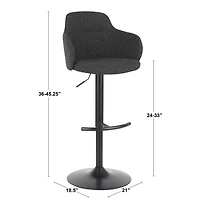 Boyne Industrial Barstool by LumiSource