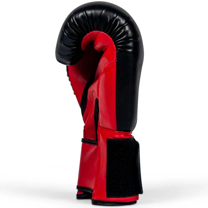 Iron Body Fitness Sport Series Boxing Gloves, 14 oz Training Gloves, Red & Black