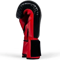 Iron Body Fitness Sport Series Boxing Gloves, 14 oz Training Gloves, Red & Black