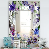 Designart 'Garland Sweet 20' Traditional Mirror - Large Mirror - 28x40