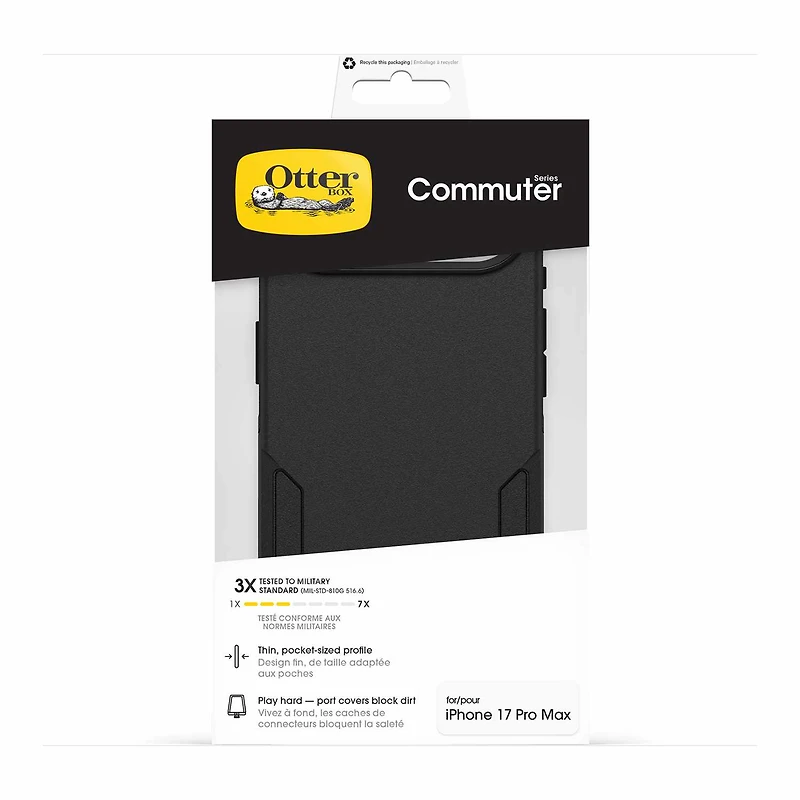 OtterBox Commuter MagSafe Case w/Camera Control Black for iPhone 17 Pro