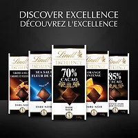 Lindt EXCELLENCE Ecuador 75% Cacao Dark Chocolate Bar, 100g