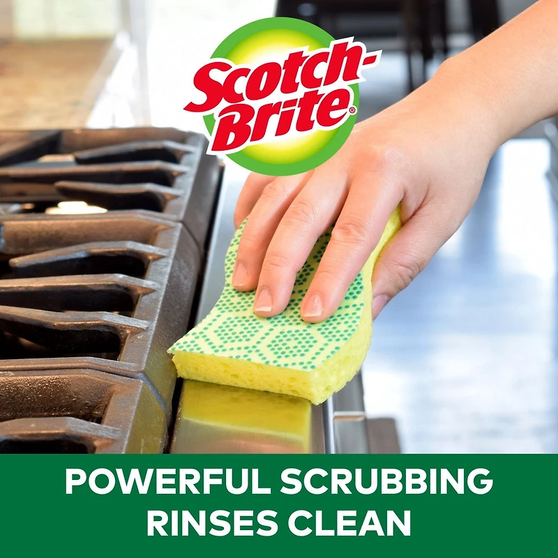 Scotch-Brite® Scrub Dots Heavy Duty Scrub Sponge, 3-Count