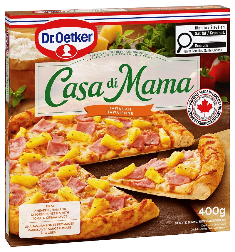 Dr. Oetker Casa Di Mama Hawaïenne Pizza 400g