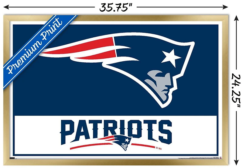 NFL New England Patriots - Logo 21 Wall Poster