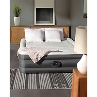 Intex Queen TRUAIRE Comfort Plush Airbed With Fiber-Tech Support & Built In Pump