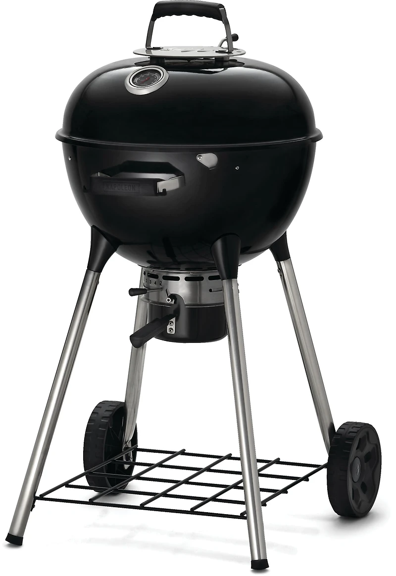 Napoleon NK18 Charcoal Kettle BBQ Grill, Black