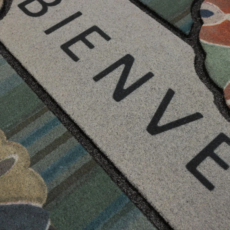 Mainstays Playful Polyester Doormat, 18" x 30"